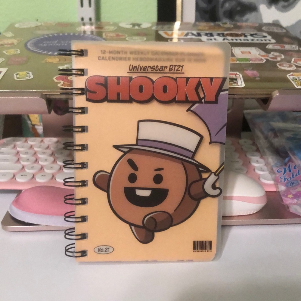 BT21 SHOOKY 12 Month Planner